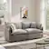 Alt View 4. KERDOM - 63" Cloud Sofa Chenille Loveseat Couch, Small Sectional 2-Seater Sofa for Apt Living Room, 300lbs Capacity per Seat - Grey.
