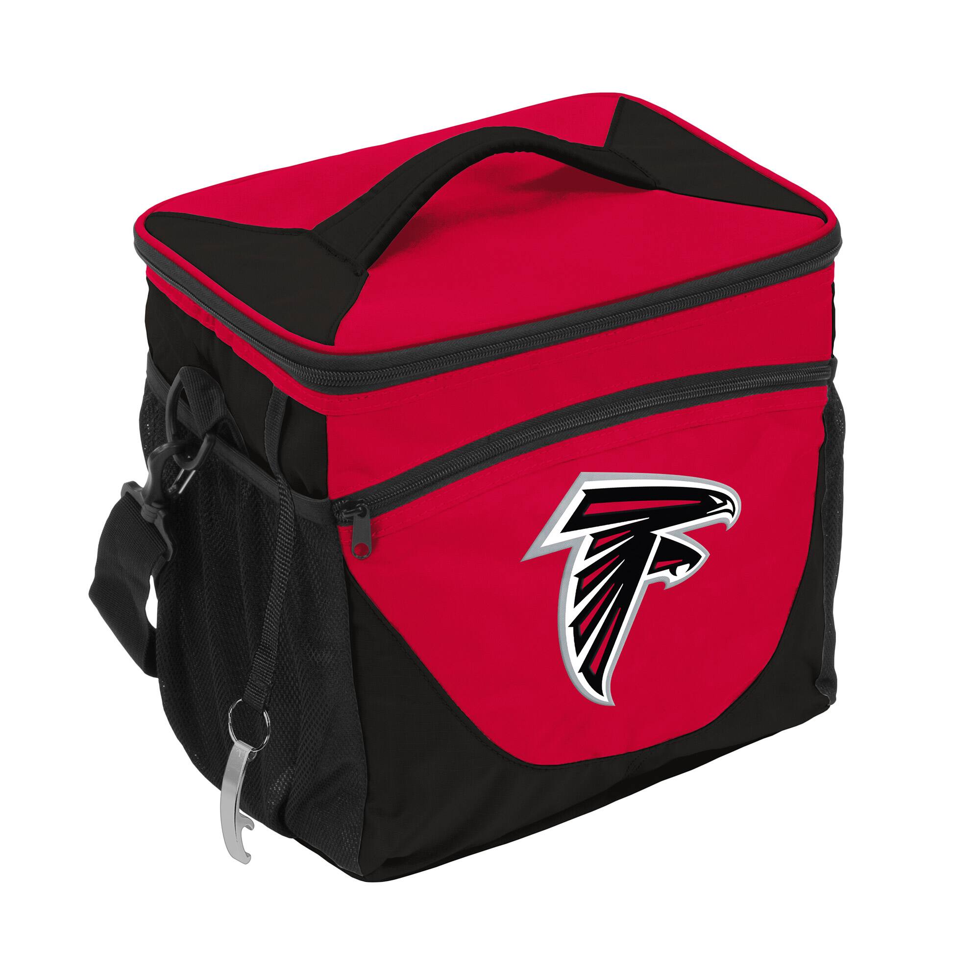Front. Logo Brands - Atlanta Falcons 24-Can Cooler - Red.