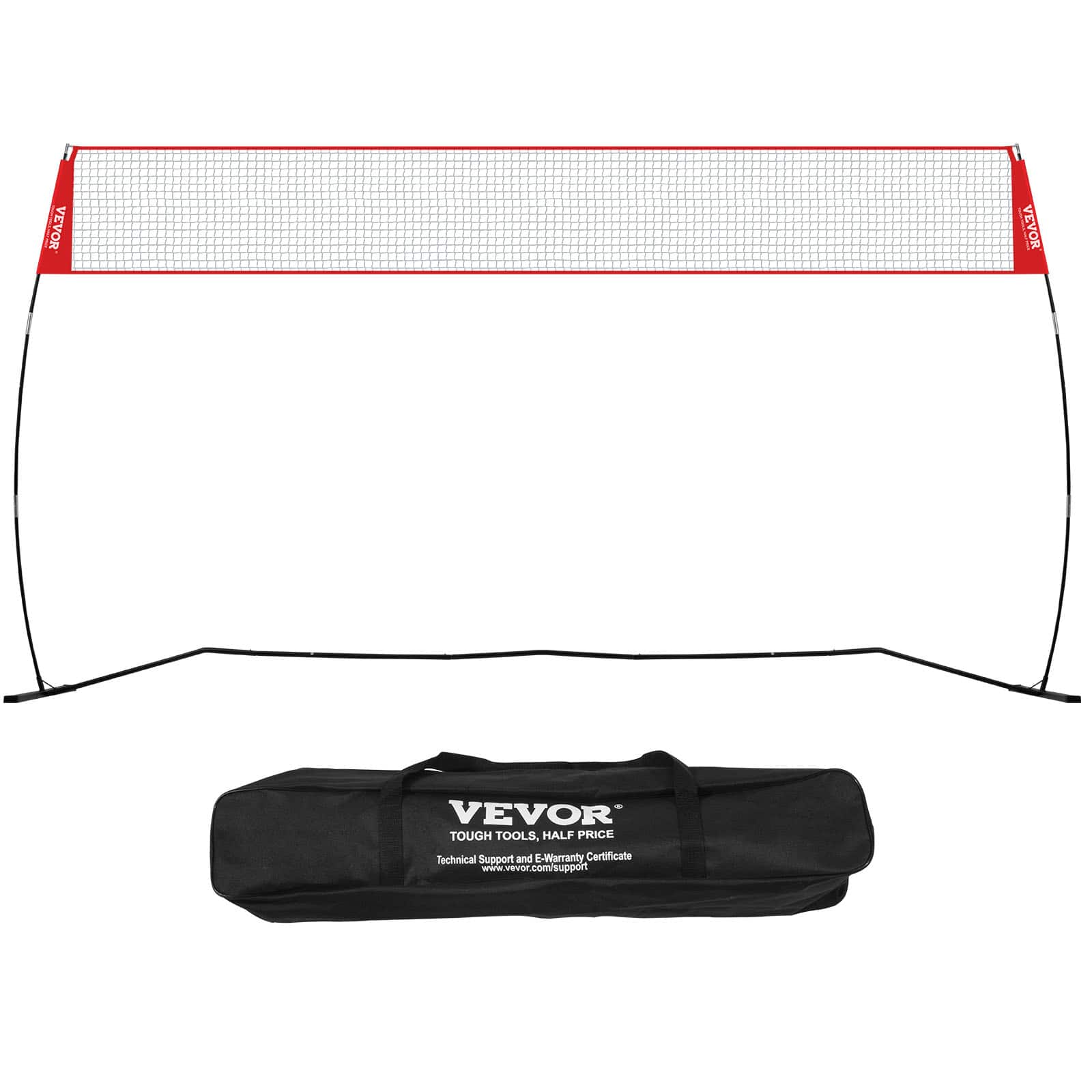 VEVOR - Freestanding Volleyball Training Net for Indoor or Outdoor Use, Adjustable Height Portable Net System with Carrying Bag - Red price history on PriceWatchPro