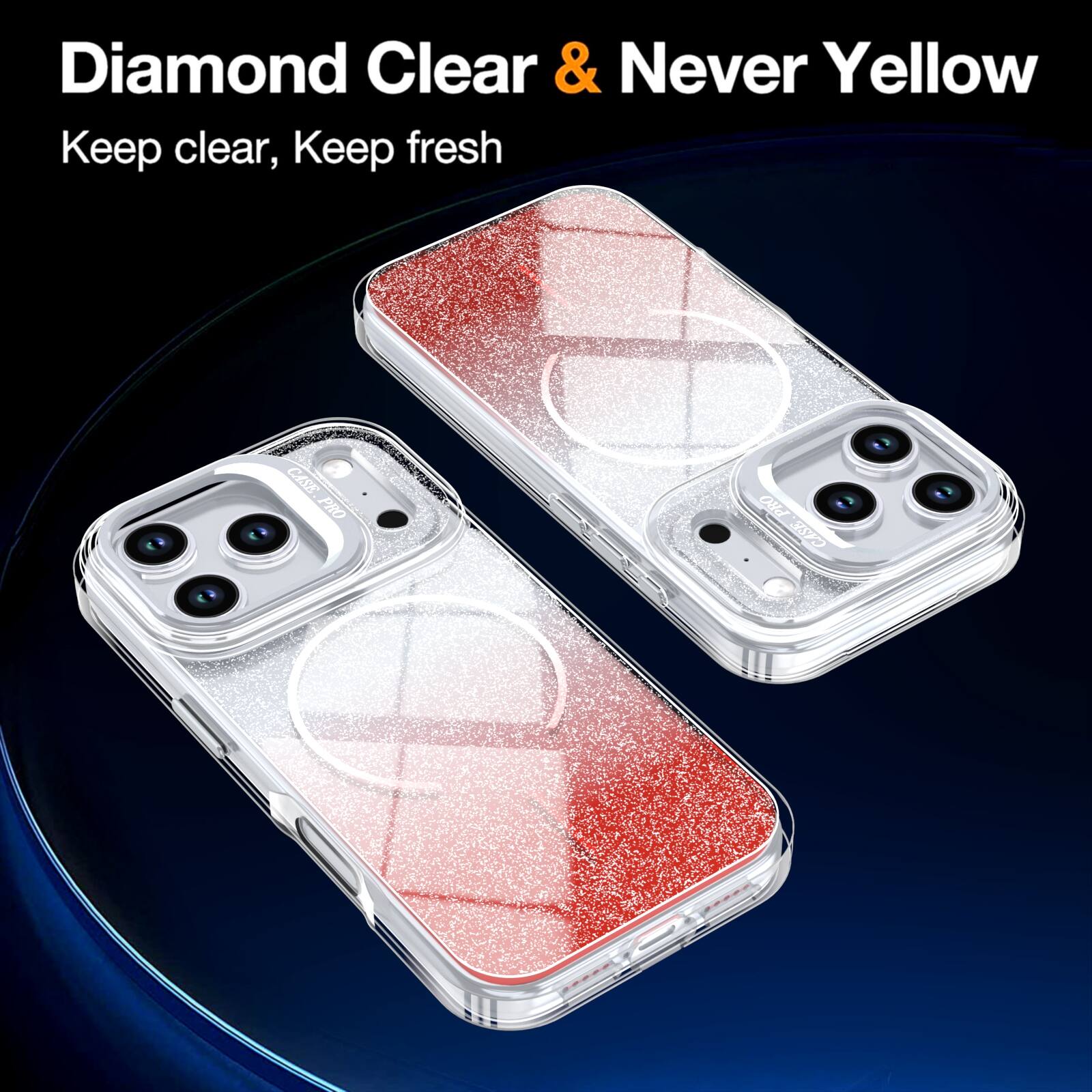 Diamond Clear & Never Yellow  
Keep clear, Keep fresh  
CASE PRO CASK.PRO  
Old 325