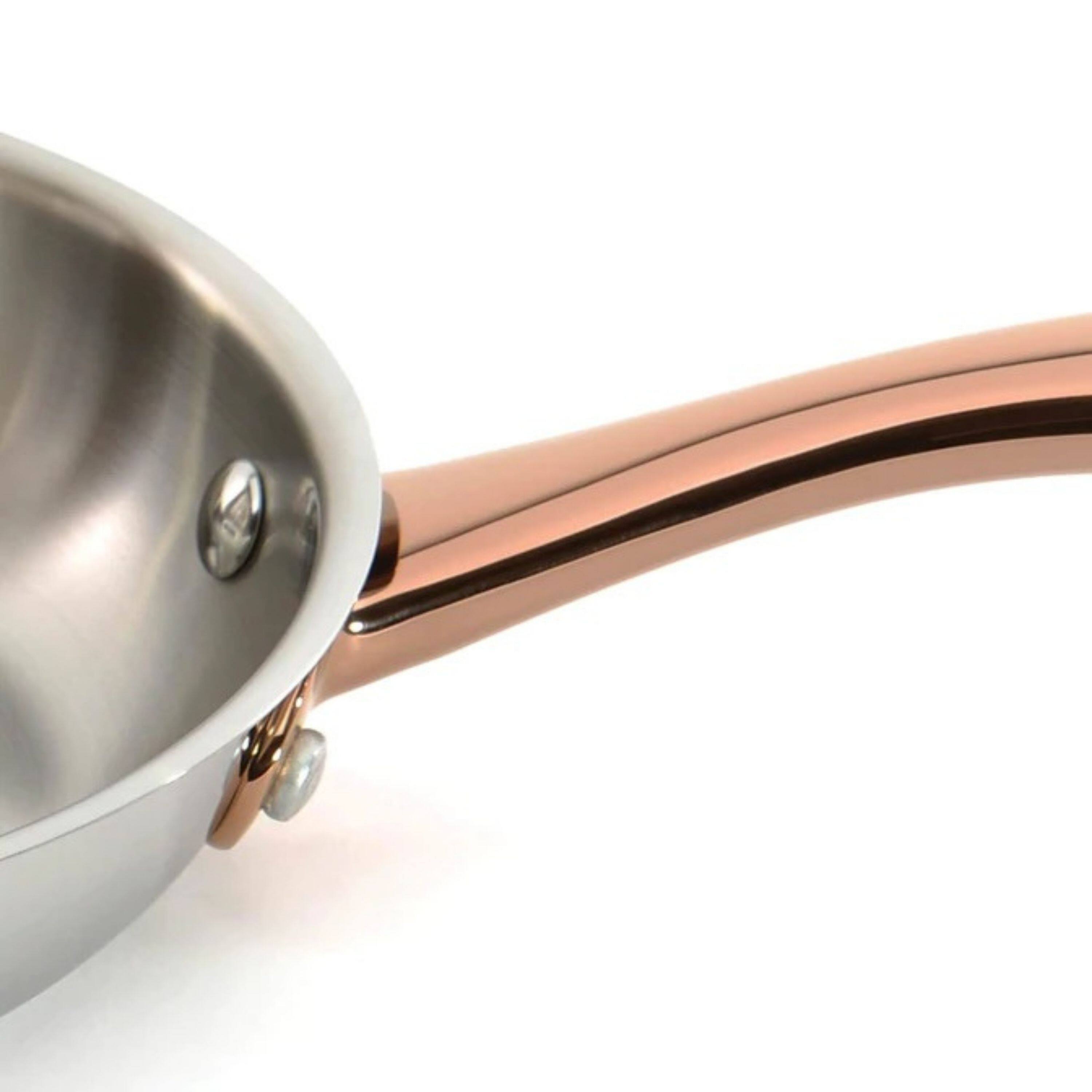 Back. BergHOFF - BergHOFF Ouro Gold 18/10 Stainless Steel 9.5" Fry Pan - Rose Gold.