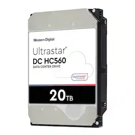 WD - WUH722020BLE6L4 Ultrastar DC HC560 20TB 7200RPM SATA 6Gb/s 512e 3.5 0F38785