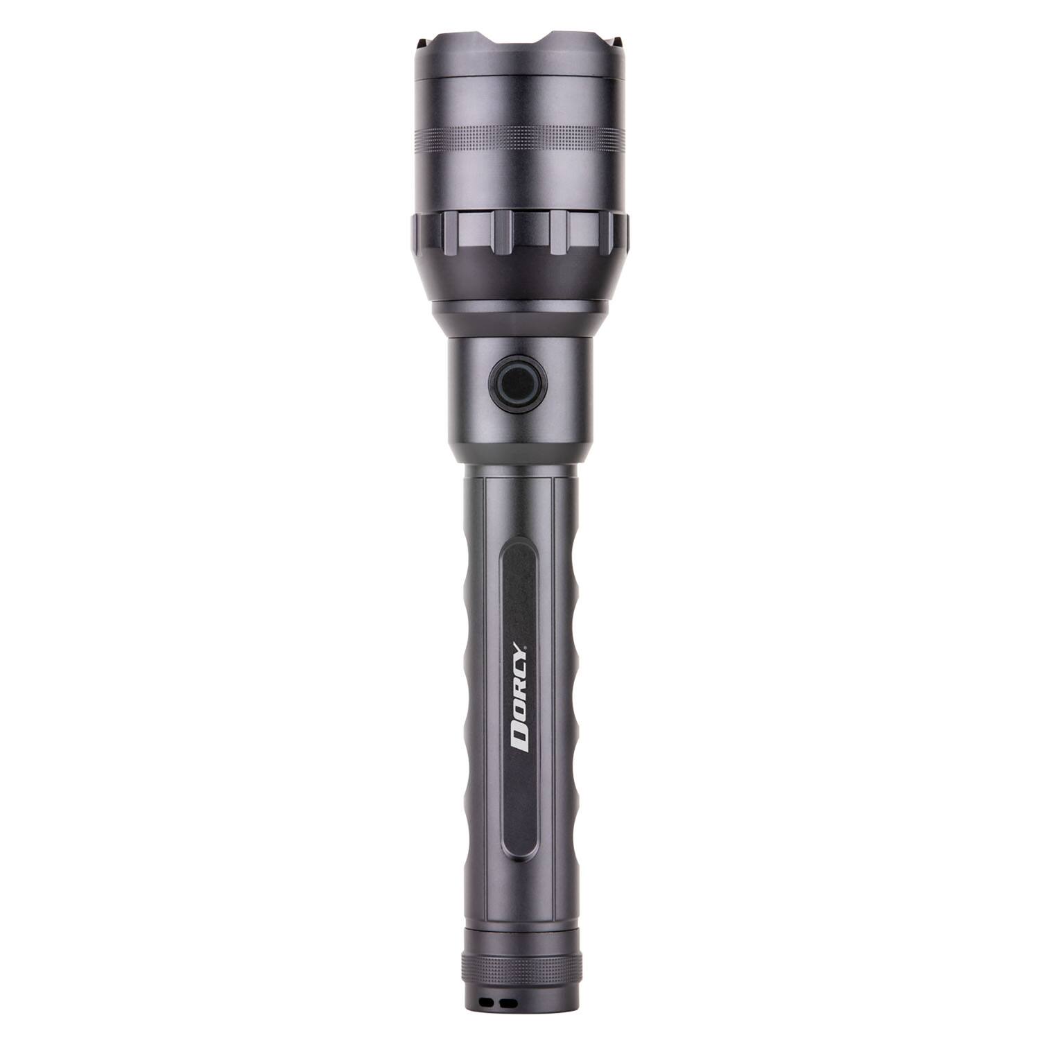 Back. Dorcy - Ultra HD Series USB-Rechargeable LED 9000 Lumen Flashlight with Power Bank, 4 Modes, 820 ft Beam, 24 Hr Run Time.