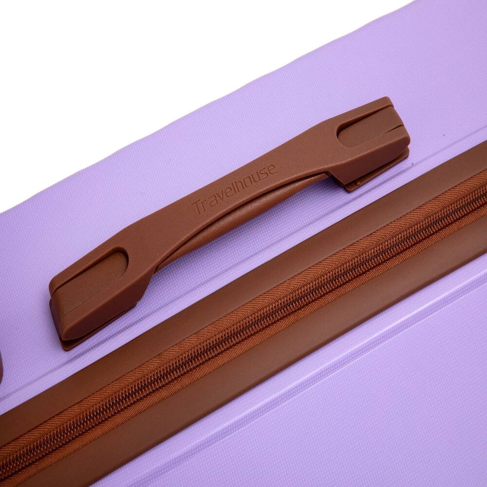 Alt View 6. Ropilly - Ropilly 5 piece hardshell luggage set Lavender with TSA Lock 20 24 28 Inch - Lavender.