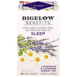 Bigelow - Benefits Chamomile & Lavender Herbal Tea - Case of 6 - 18 Bags