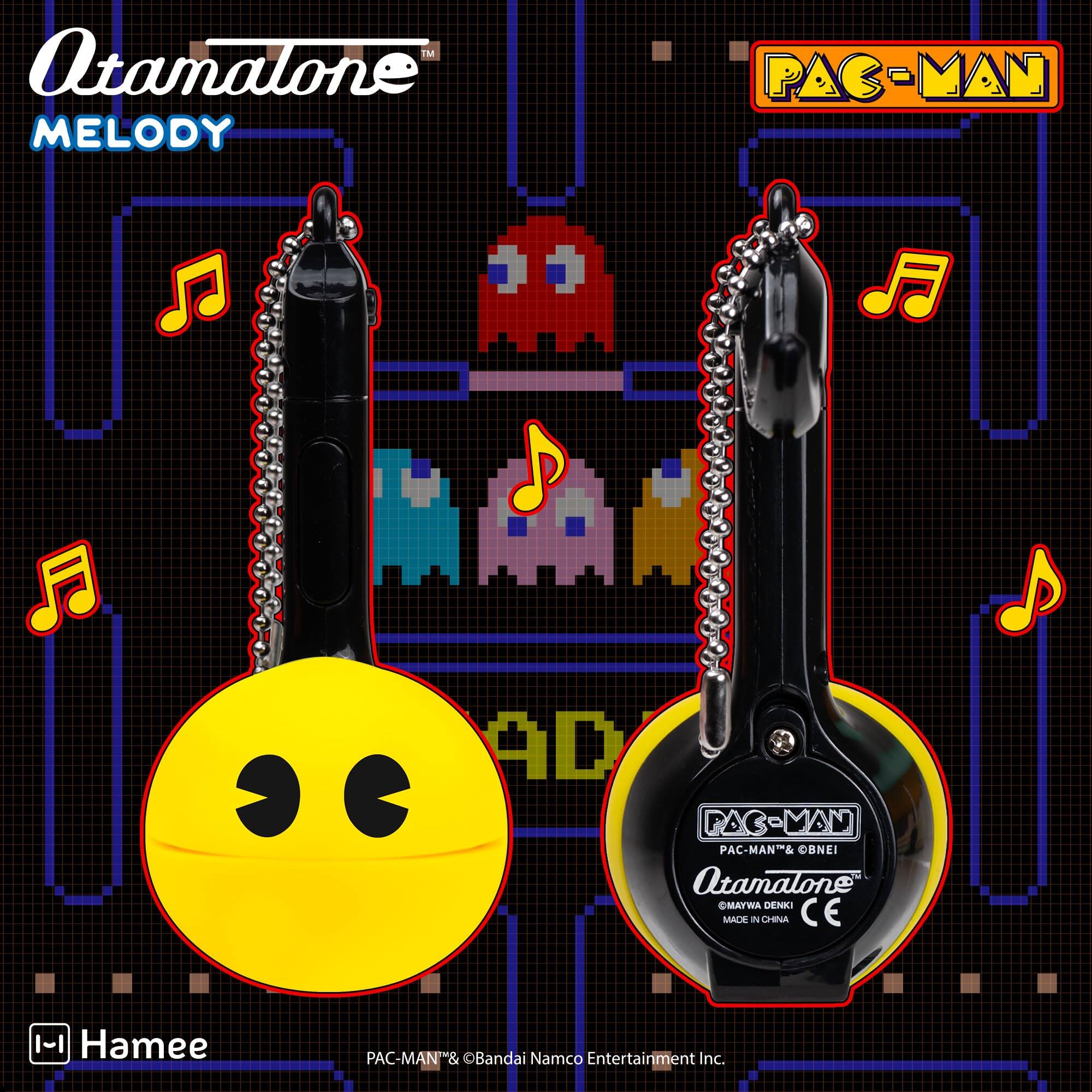 Otamatone MELODY  
PAC-MAN  
PAC-MAN® & BANDAI NAMCO ENTERTAINMENT INC.  
PAC-MAN® & BANDAI NAMCO ENTERTAINMENT INC.  
Otamatone  
OMAYWA DENKI  
MADE IN CHINA  
CE  
Hamee