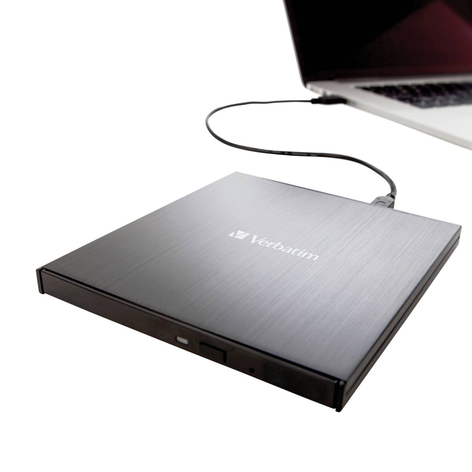 Left. Verbatim - Ultra HD 4K Blu-ray Writer with USB-C Port.