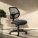 Alt View 13. OSP Home Furnishings - Mesh Screen Back Task Chair with Vinyl Seat - Black.