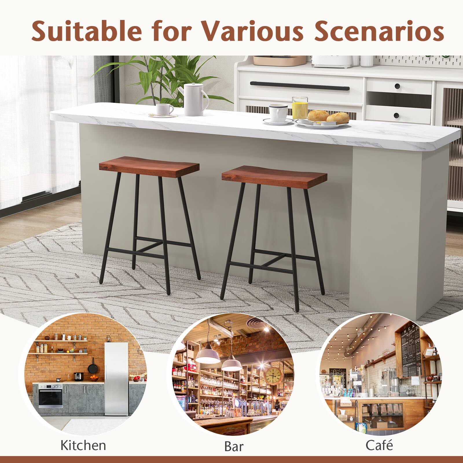 Suitable for Various Scenarios - Kitchen - Bar - Cafe