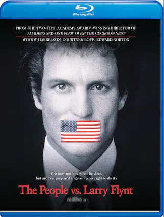 Front. The People vs. Larry Flynt - BluRay.