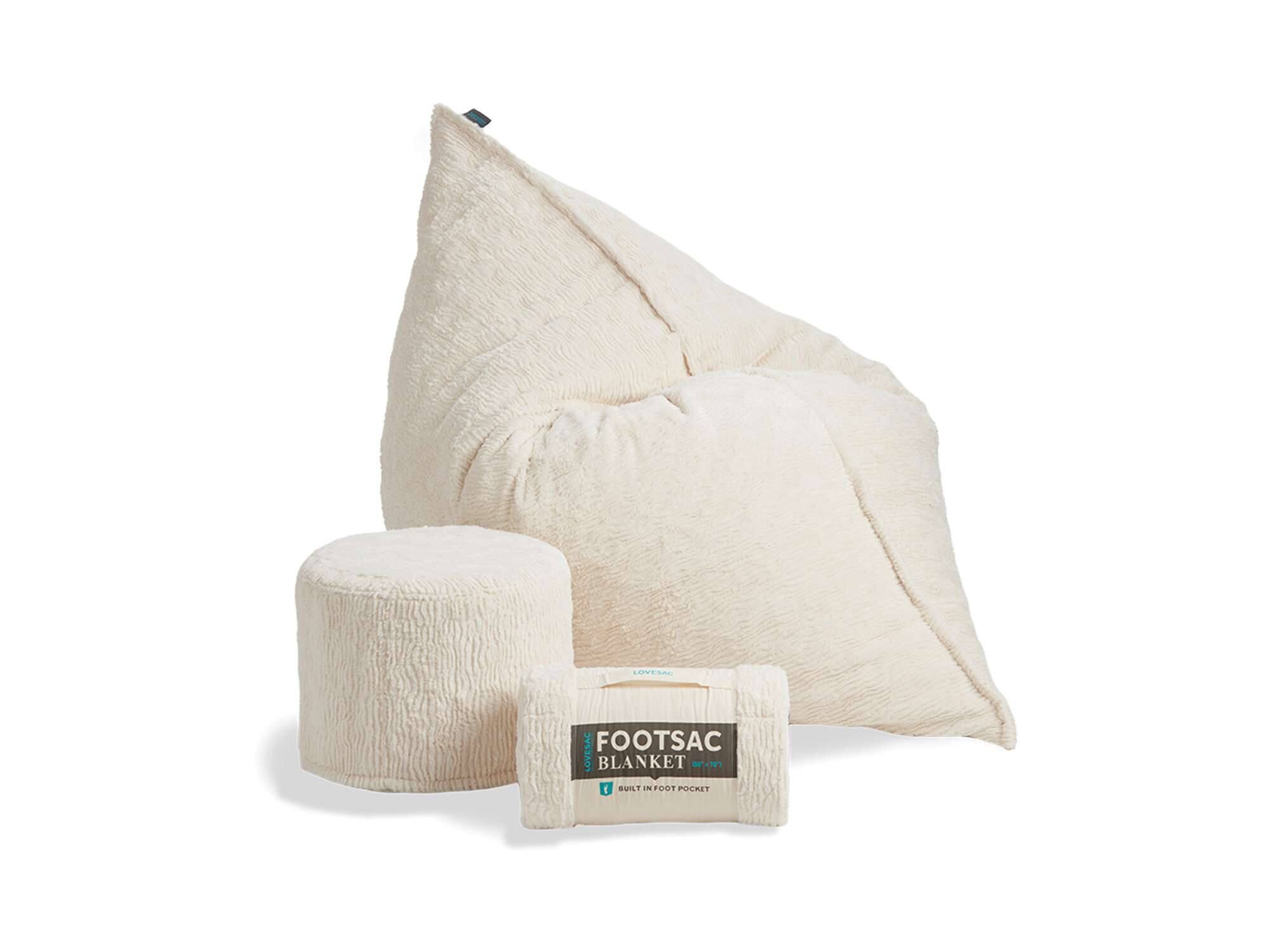 Lovesac - Pillowsac Bundle - Ice Flow Phur - Front_Zoom