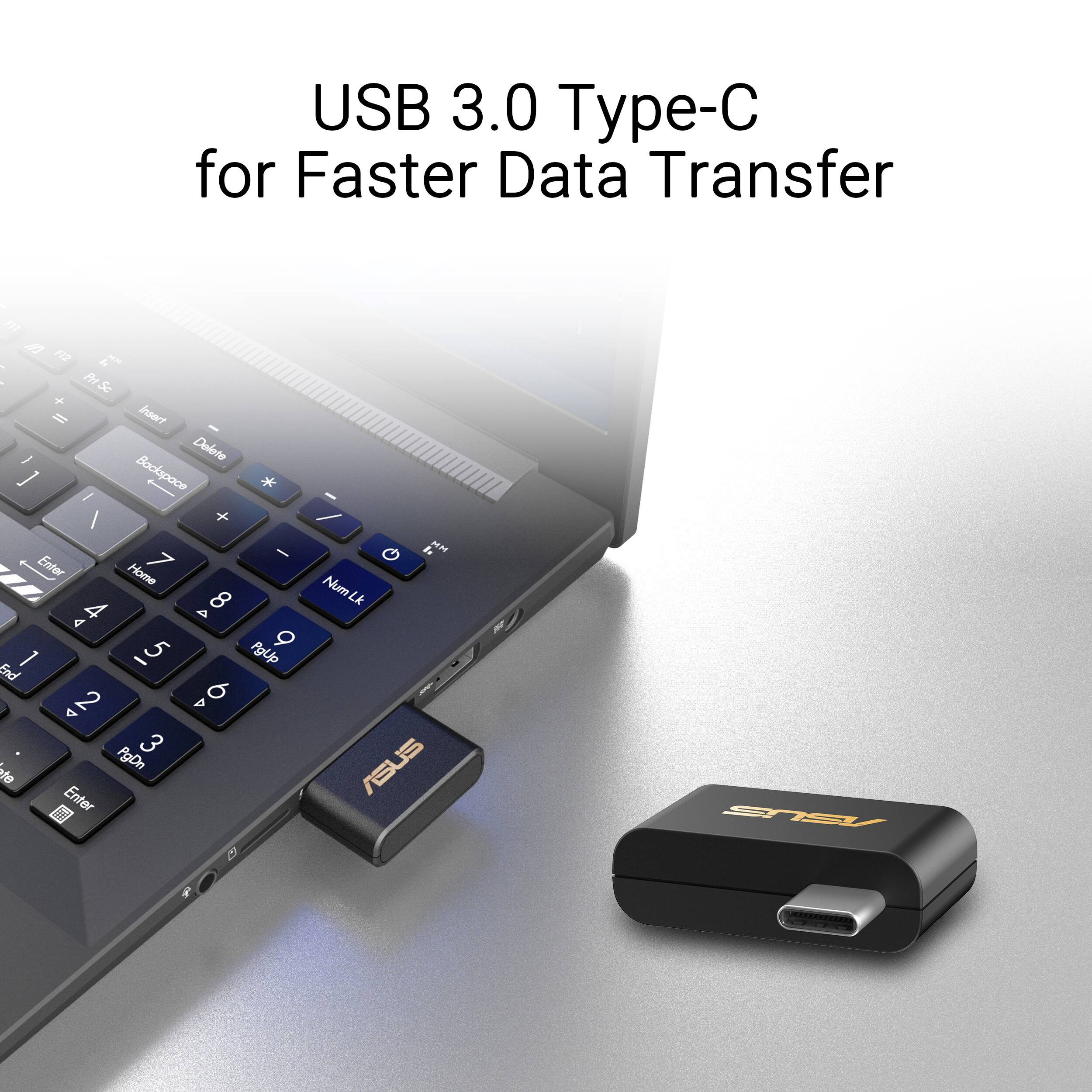 USB 3.0 Type-C for Faster Data Transfer