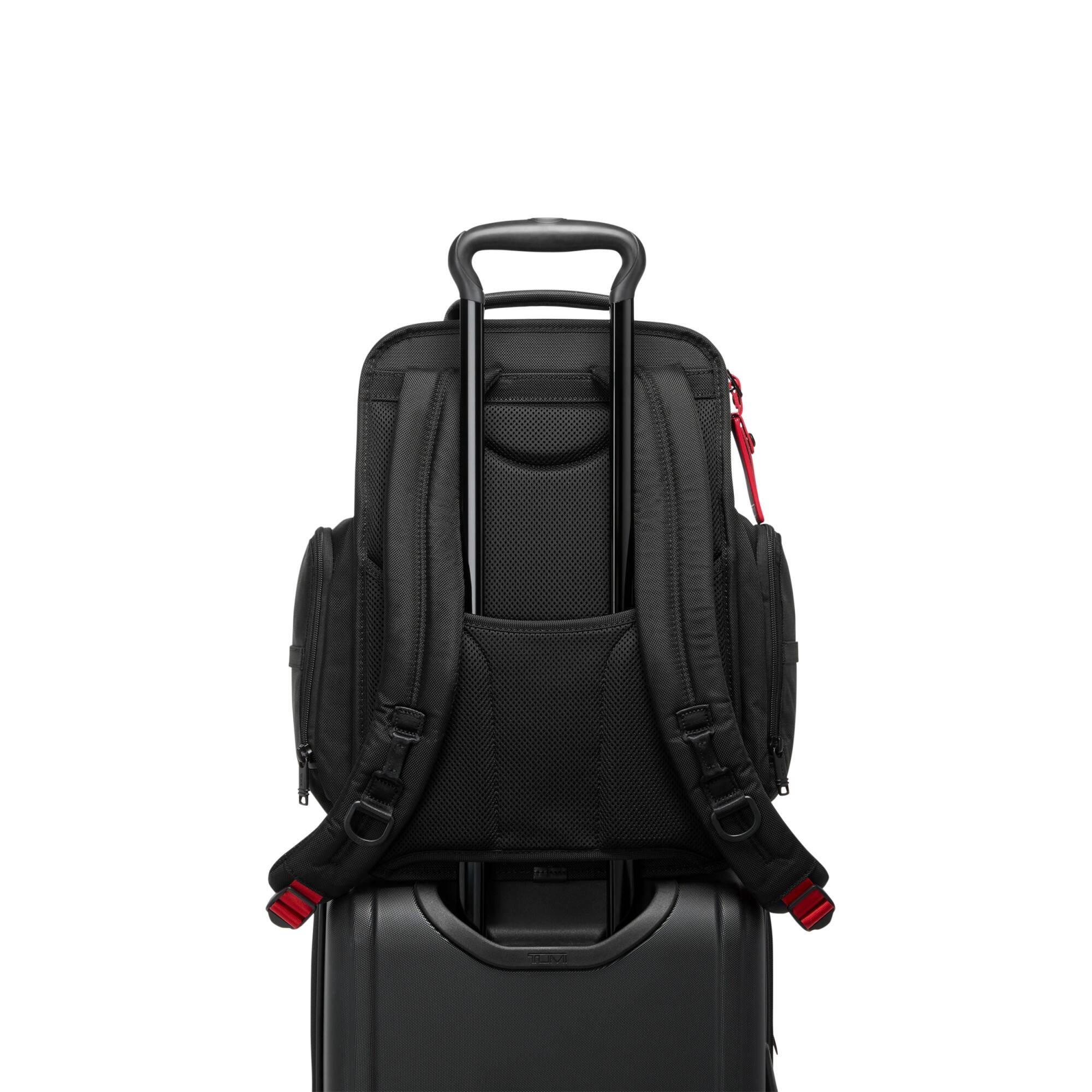 TUMI Alpha Brief Pack Black/Red 117347-1073 - Best Buy