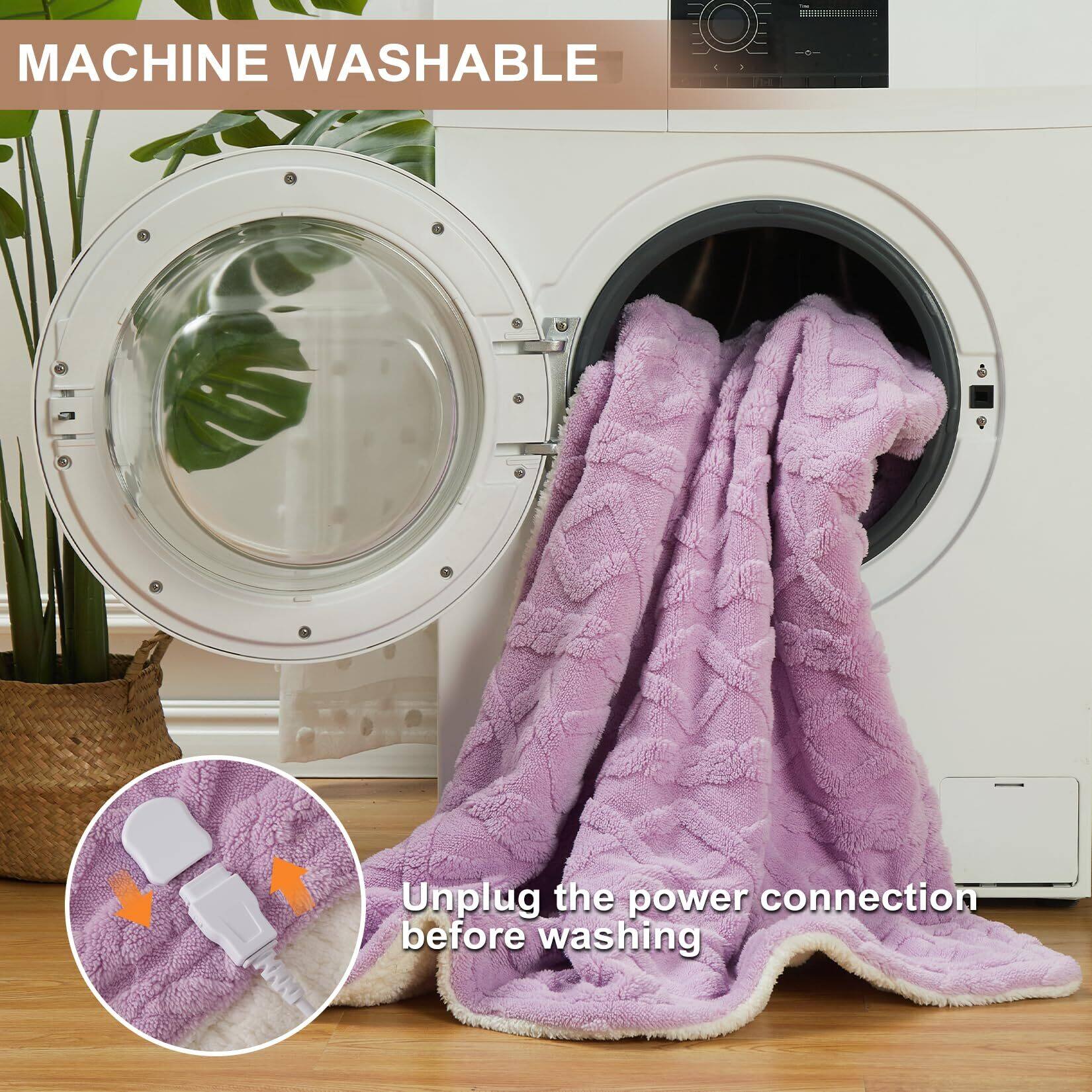 MACHINE WASHABLE

Unplug the power connection before washing