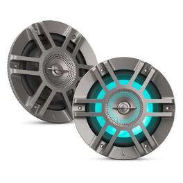 Infinity - KAPPA6125MAM - Kappa Marine KAPPA6125M Titanium 6.5" Premium 2-Way RGB LED Coaxial Speakers - Black/Gray
