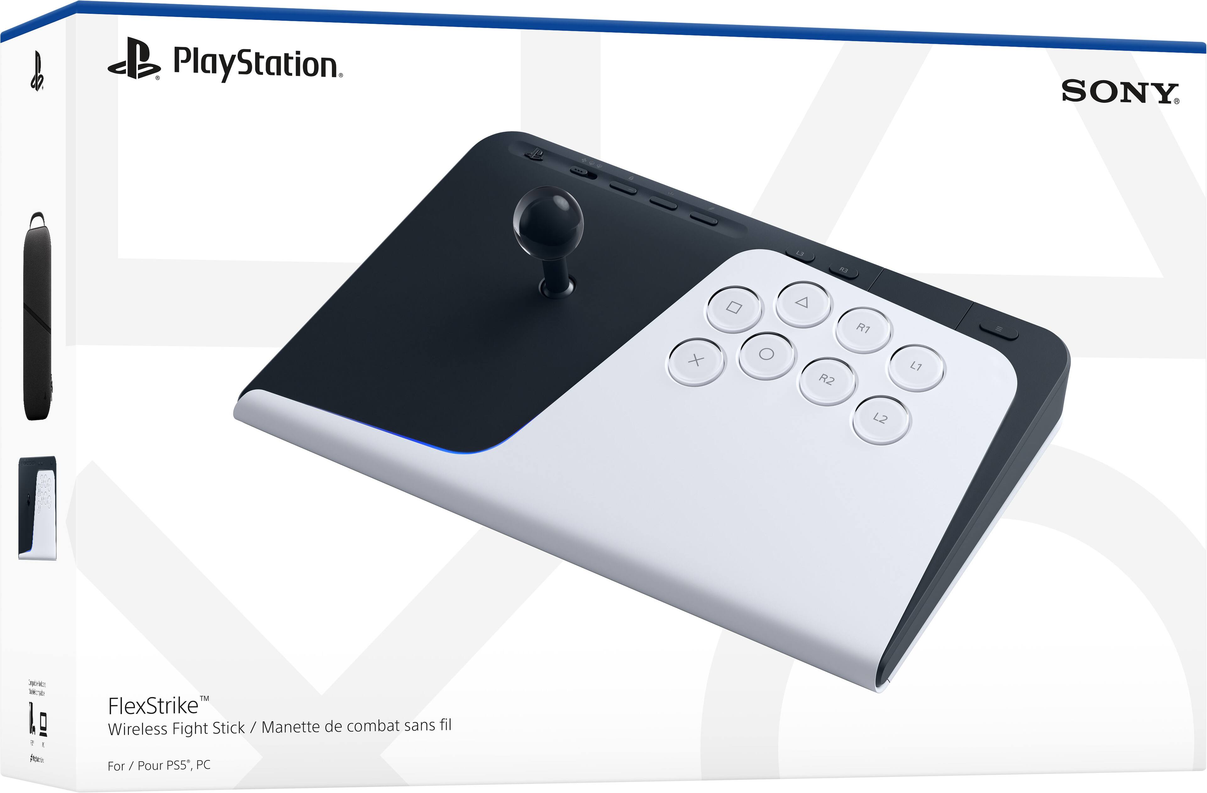 PlayStation. SONY. X O A R2 R1 L1 L2

FlexStrike™ Wireless Fight Stick / Manette de combat sans fil

For / Pour PS5, PC