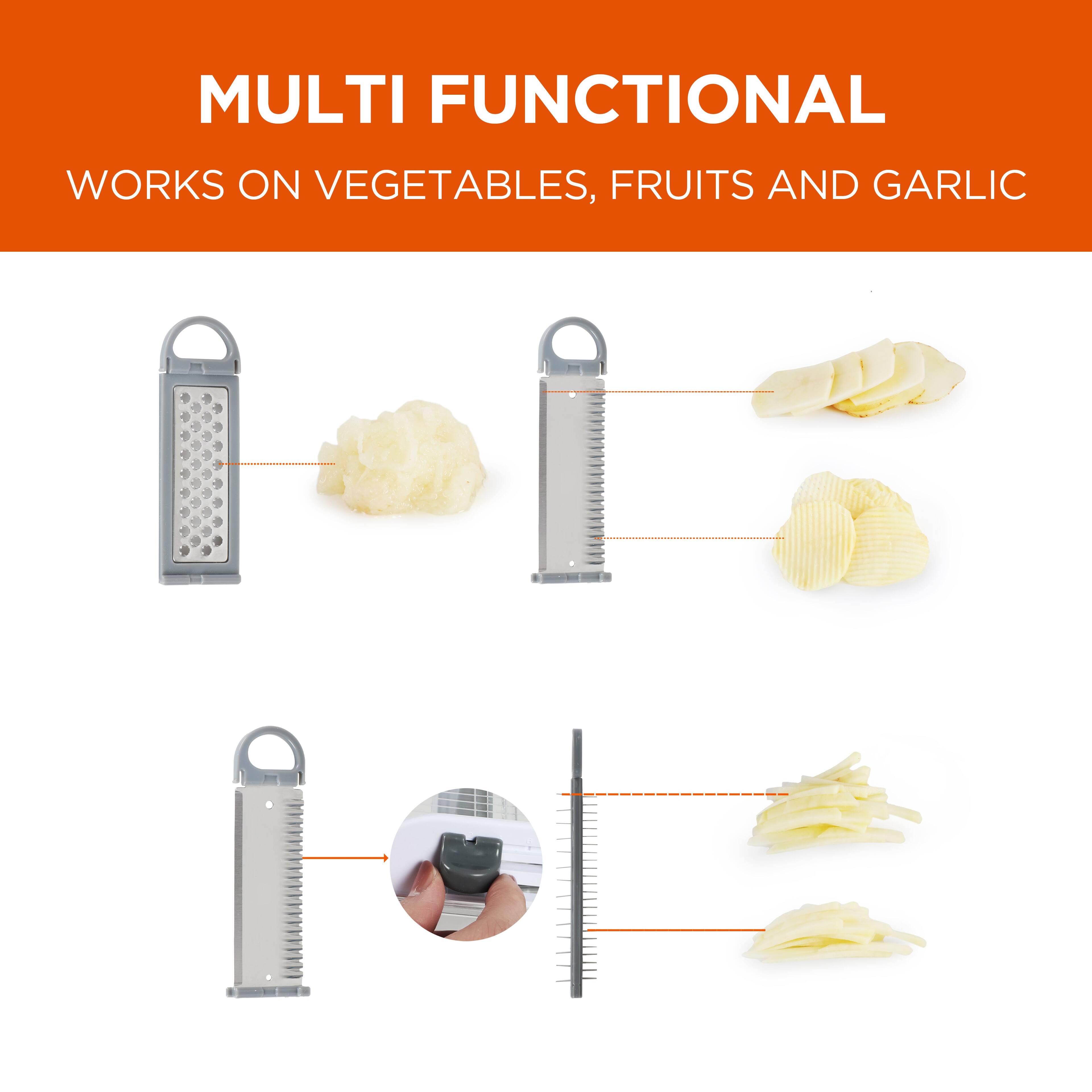 MULTI FUNCTIONAL  
WORKS ON VEGETABLES, FRUITS AND GARLIC
