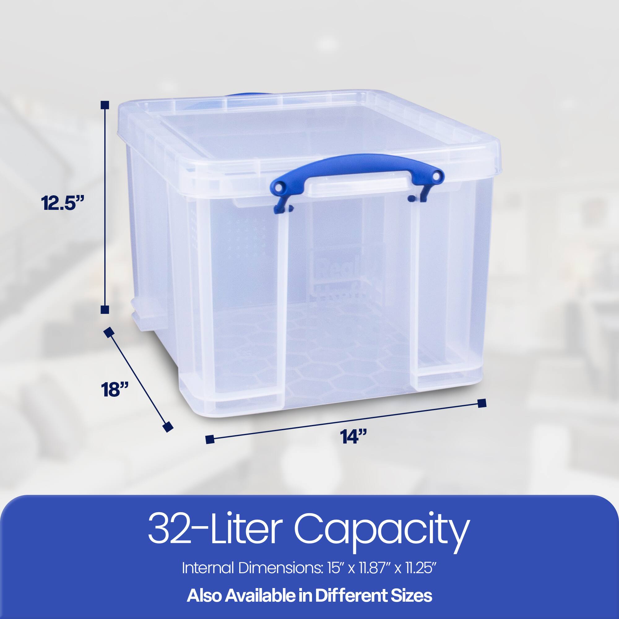 32-Liter Capacity  
Internal Dimensions: 15" x 11.87" x 11.25"  
Also Available in Different Sizes