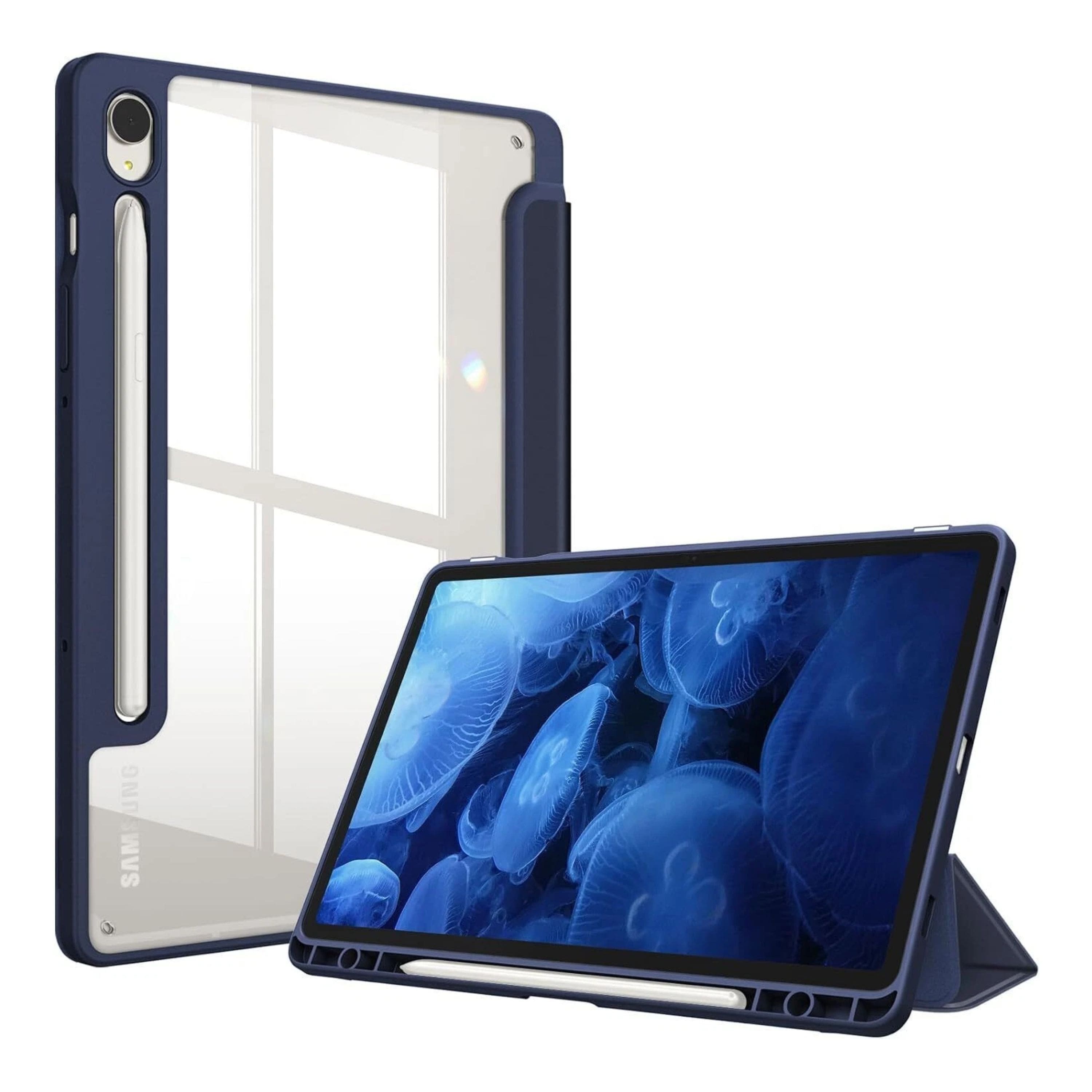 Kitcheniva - Transparent Back Cover Slim Case For Samsung Galaxy Tab S10 Lite / S10 FE - Navy price history on PriceWatchPro