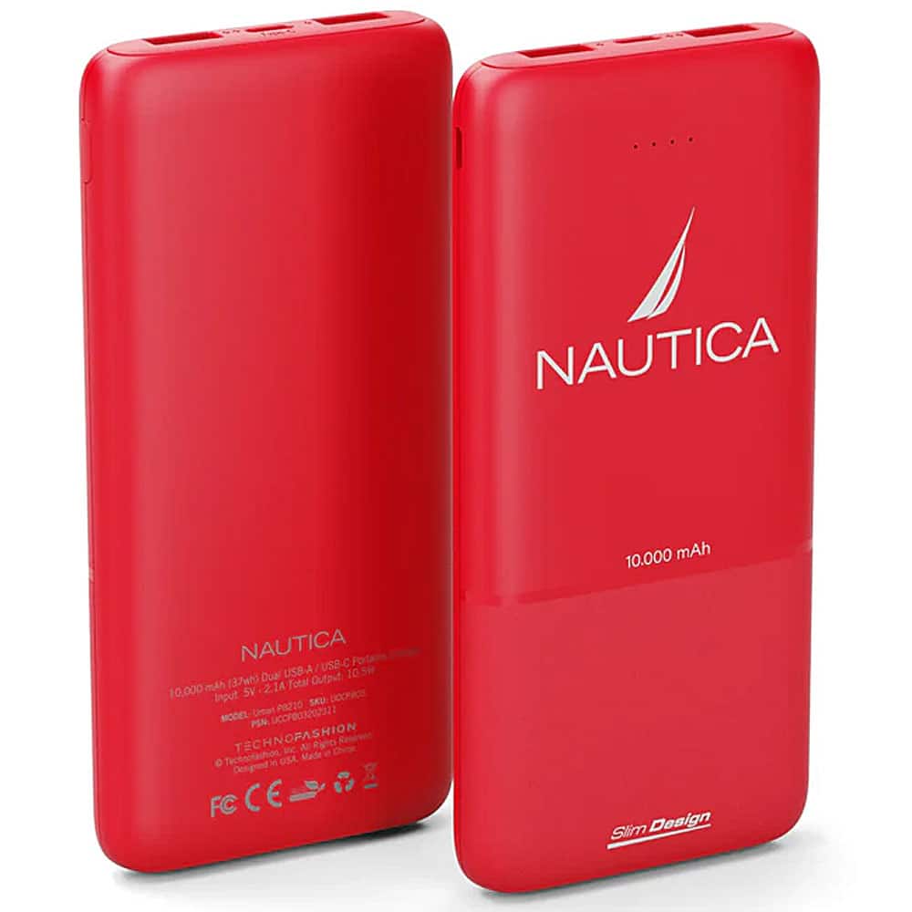 Nautica - Urban Portable Charger PB210 10K Mah - Red
