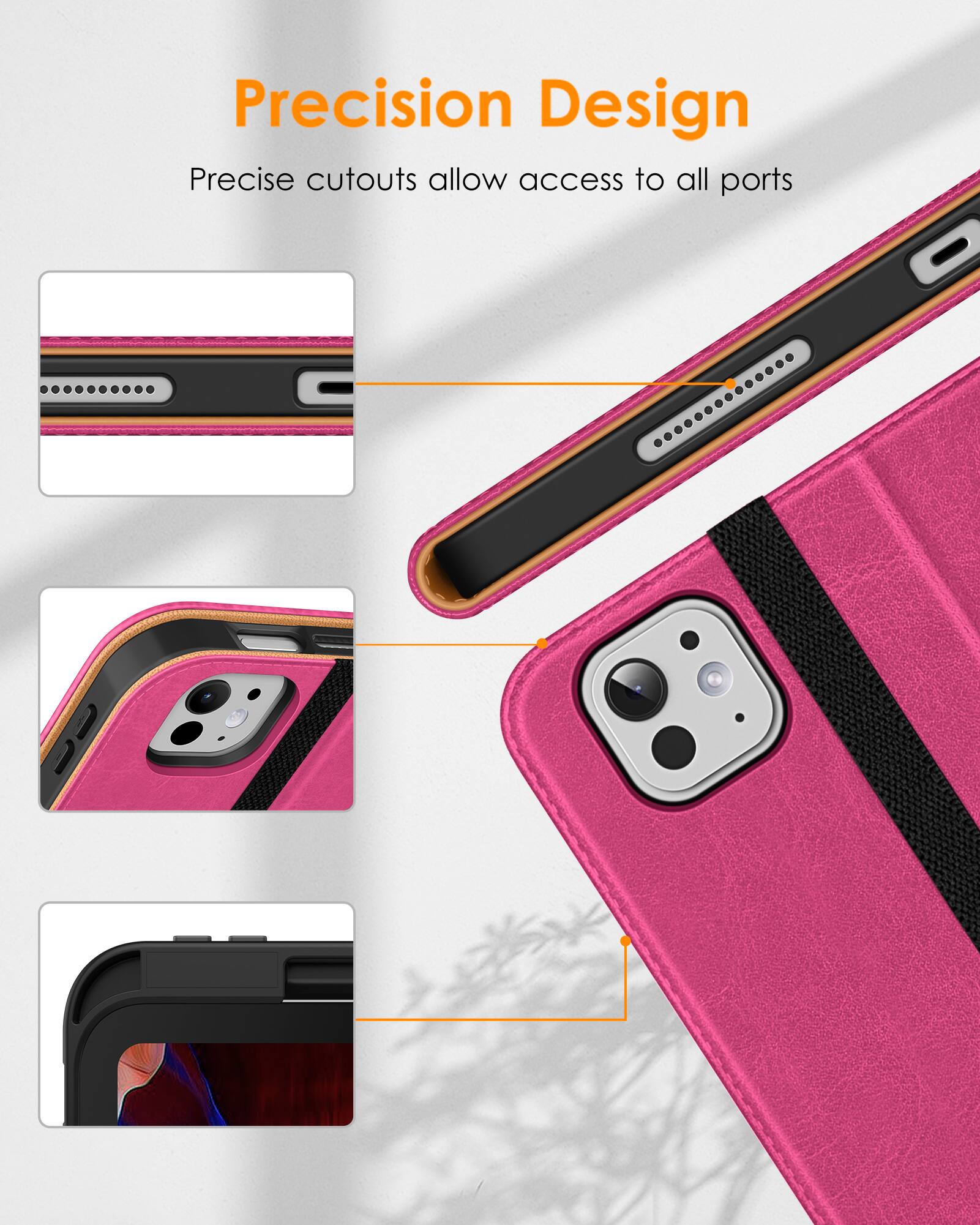 Precision Design  
Precise cutouts allow access to all ports