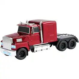 Max Power - Semi Truck Bluetooth Speaker, Wireless Big Rig Vehicle Stereo, Red