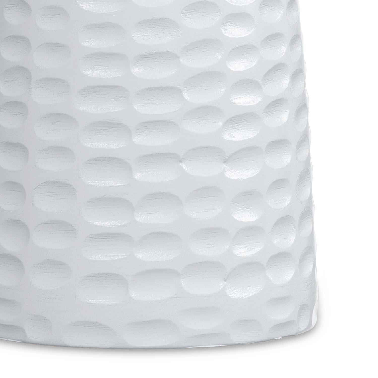 Alt View 5. Simpli Home - Boyd 13 inch Wide Solid Wood Contemporary Accent Table in White, Assembled - White.