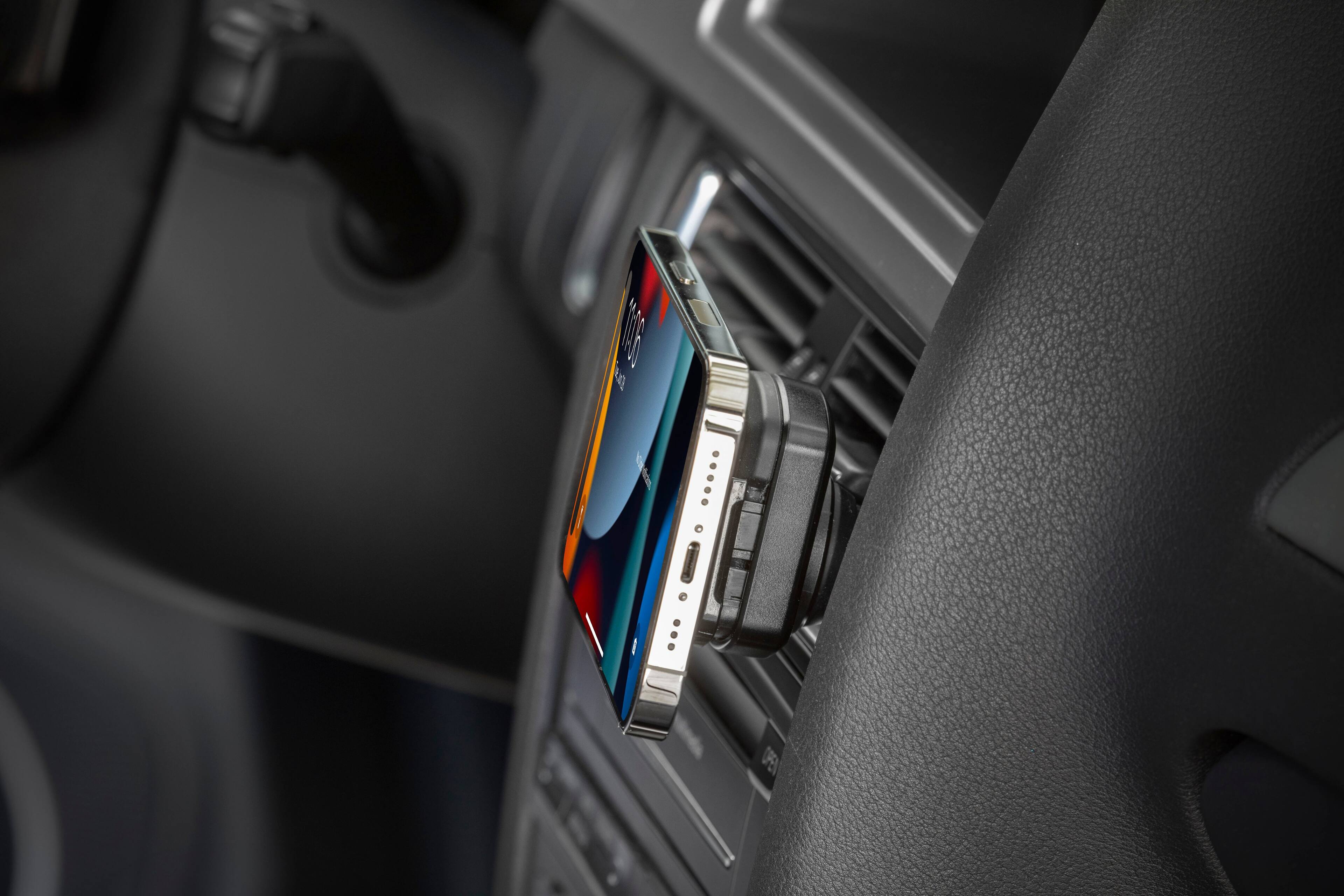 Alt View 18. Scosche - MagicMount Pop Dash Vent for most Cell Phones - Black.