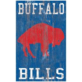 Fan Creations - Buffalo Bills 11'' x 19'' Heritage Distressed Logo Sign - Multicolor