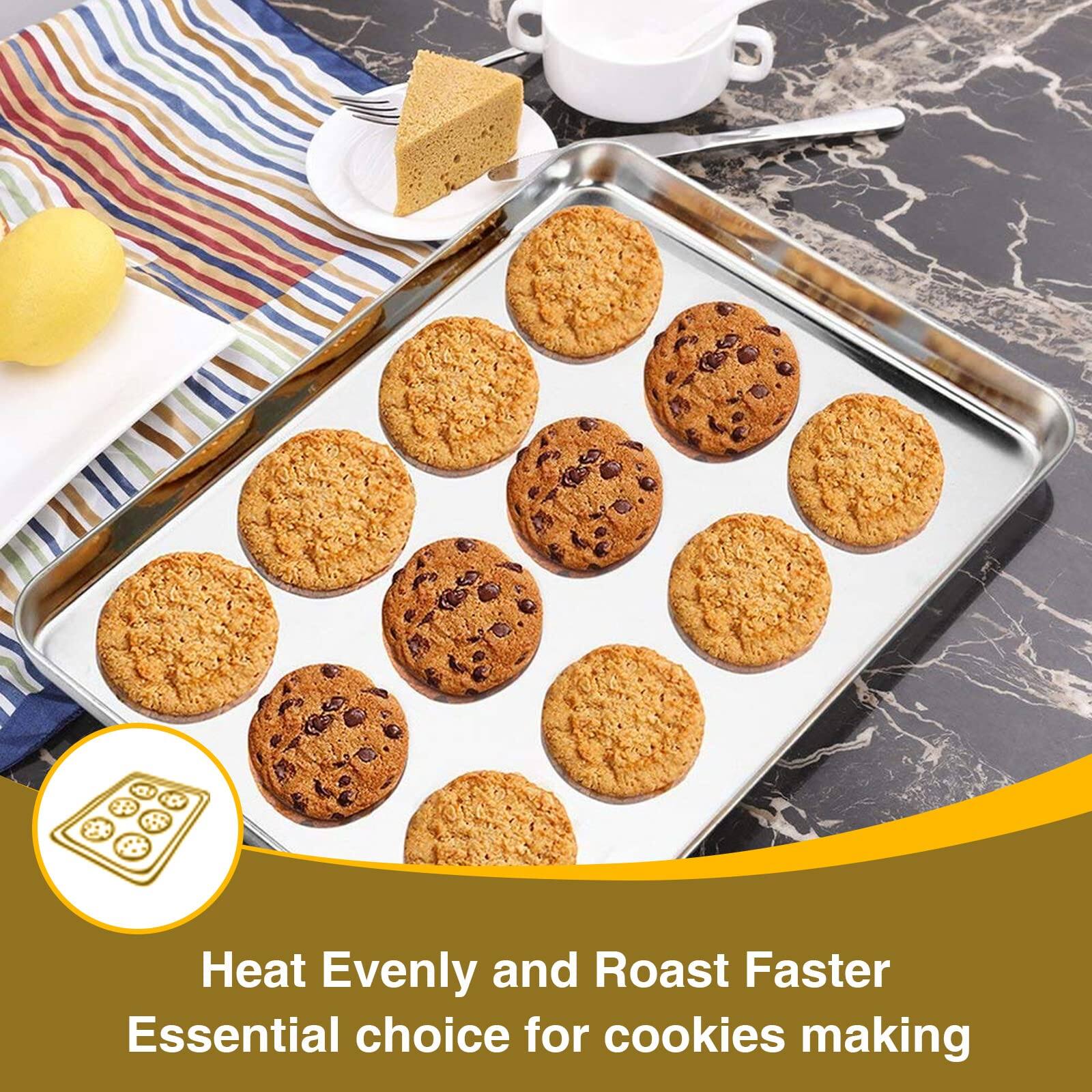 Heat Evenly and Roast Faster  
Essential choice for cookies making