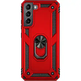 SaharaCase - Military Kickstand Series Case for Samsung Galaxy S22+ - Red
