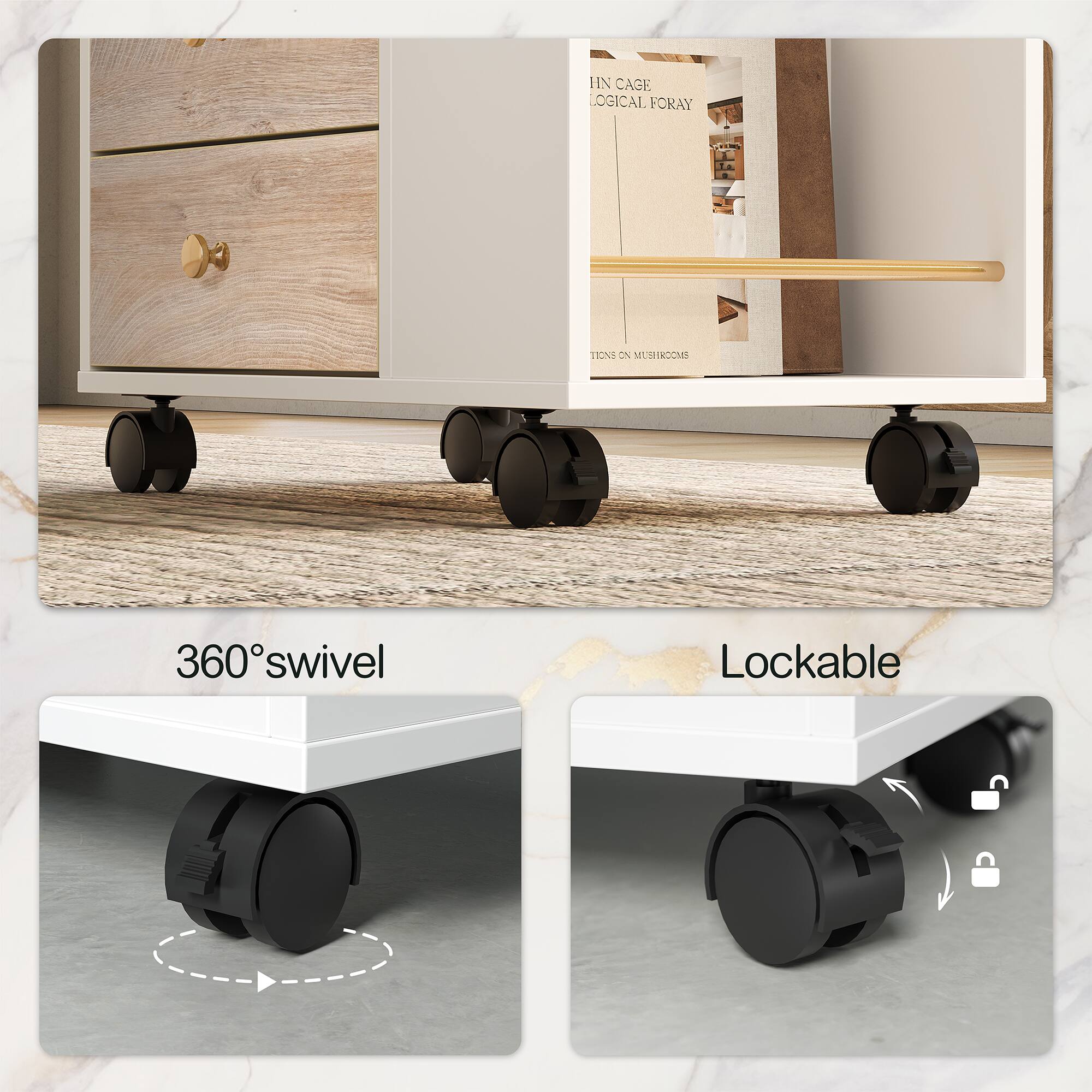 HN CAGE LOGICAL FORAY  
HON5 9 UCMO  
360° swivel  
Lockable