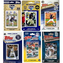 C&I Collectibles - San Diego Padres Multi-Season Trading Card Set - Multicolor