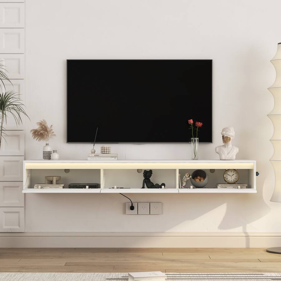 【あ】WALL TV STAND HIGH TYPE ホワイト WALL INTERIOR TVSTAND V5 HIGH TYPE – KURASHI NO KATACHI