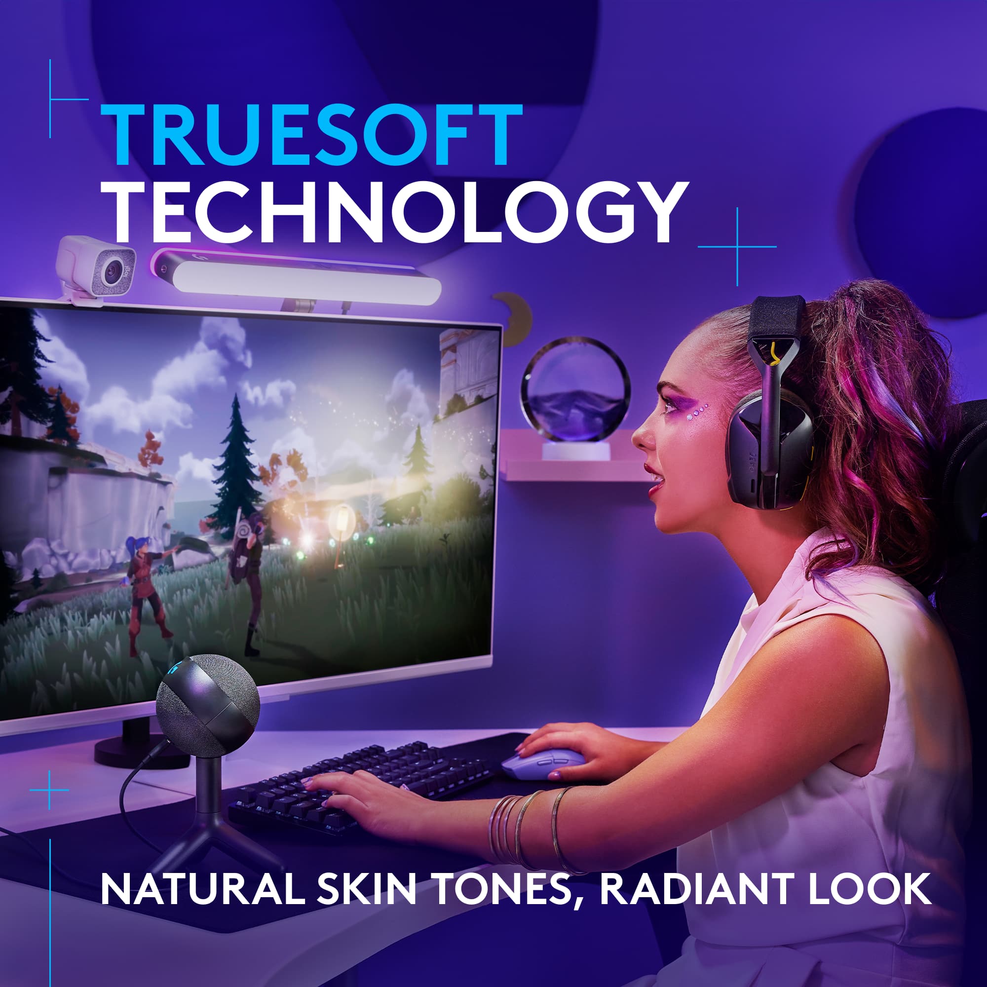 Truesoft Technology + Natural Skin Tones, Radiant Look