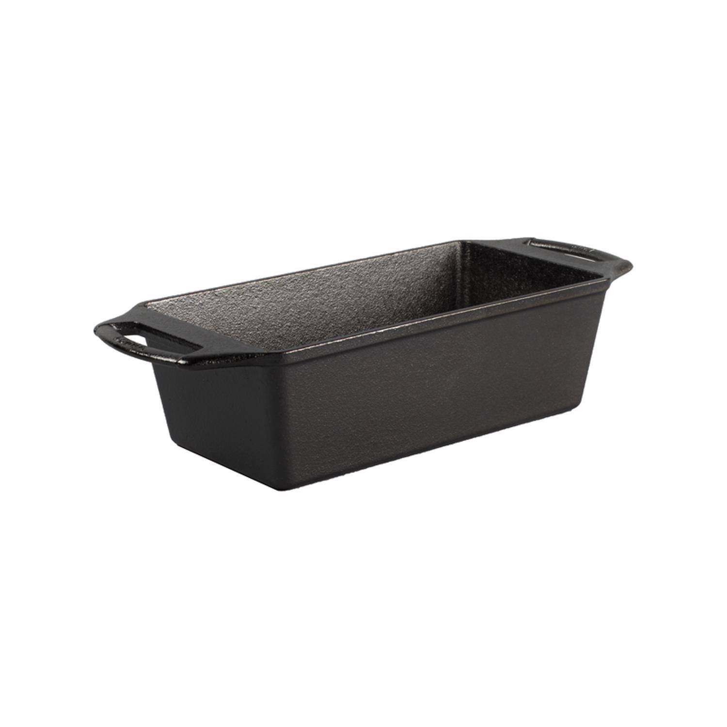 Front. Lodge - Lodge 12 in. W X 2.88 in. L Loaf Pan Black 1 pc.