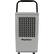Front. Keystone - 110-Pint Portable Commercial Dehumidifier - Grey.