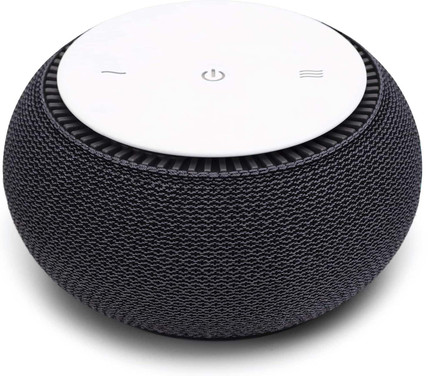 FINEAK - Smart White Noise Sound Machine Real Fan Inside for Non-Looping - Charcoal