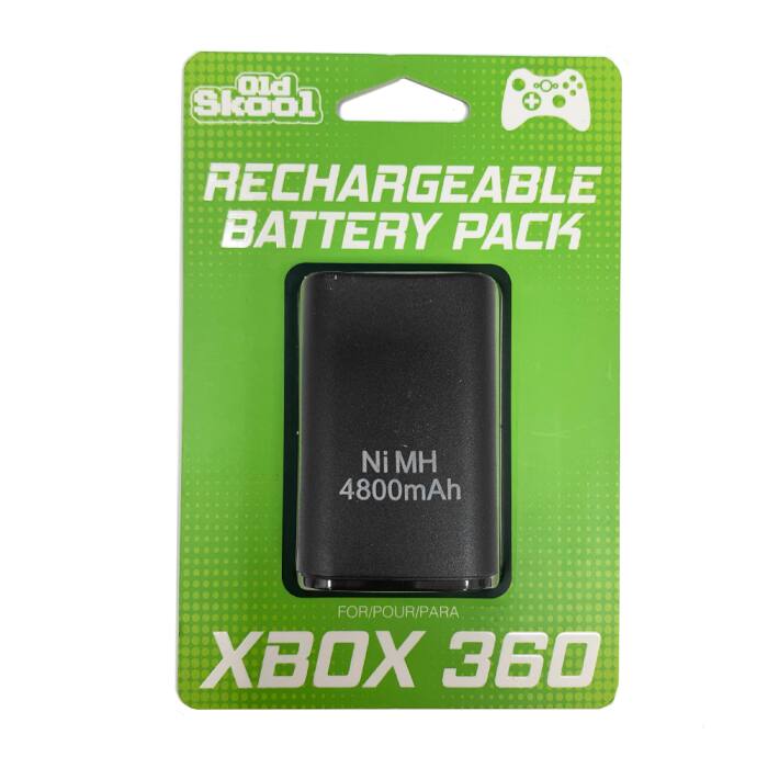 Old Skool  
RECHARGEABLE BATTERY PACK  
Ni MH 4800mAh  
FOR/POUR/PARA XBOX 360