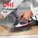 CHI Professional Iron 6" 1700 WATTS 1Kv CHI 4.6" TITANIUM CERAMIC 11.5"