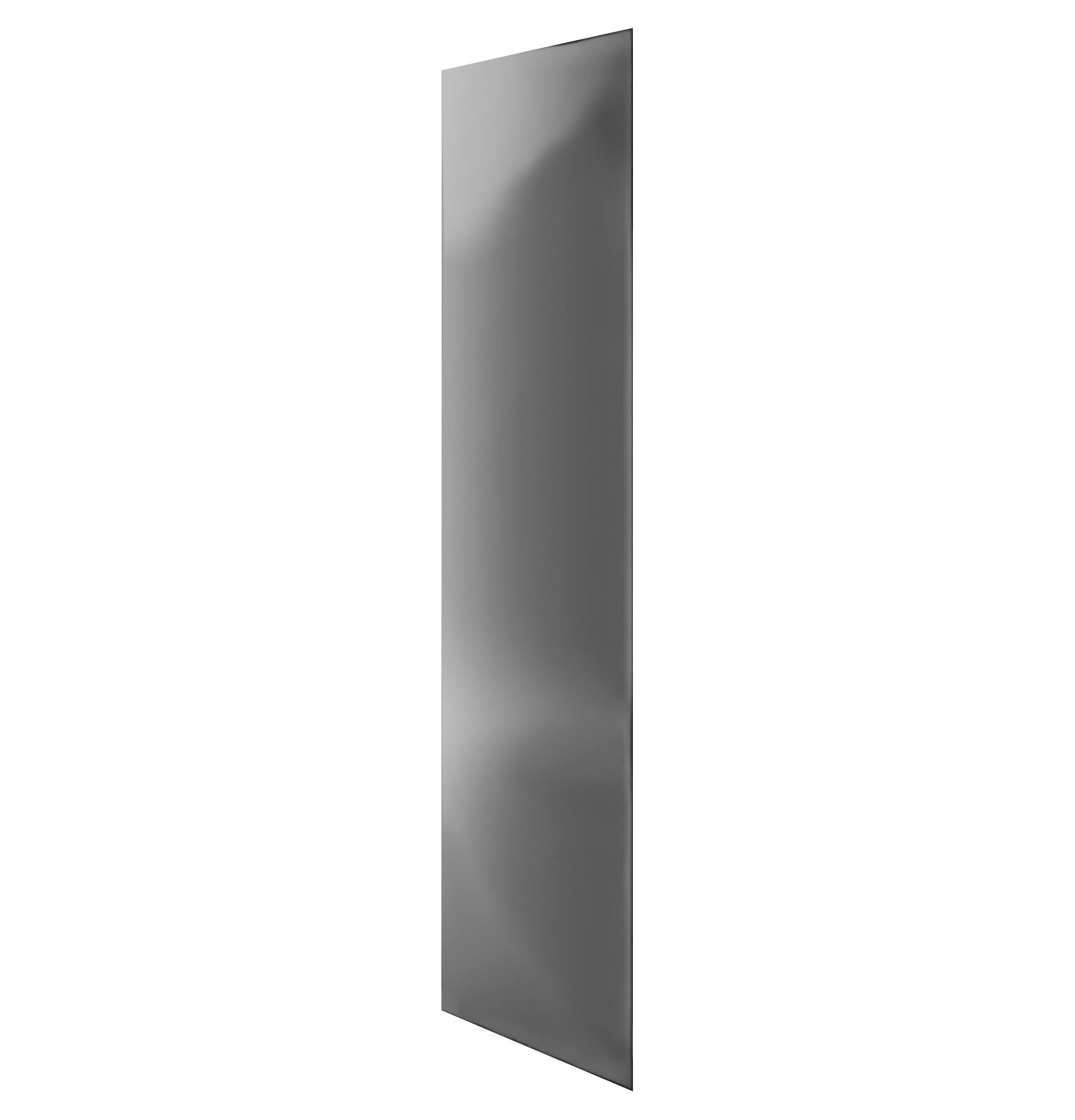 Alt View 2. Monogram - Left Side Panel for Counter-Depth French Door Bottom Freezer Refrigerator - Stainless Steel.