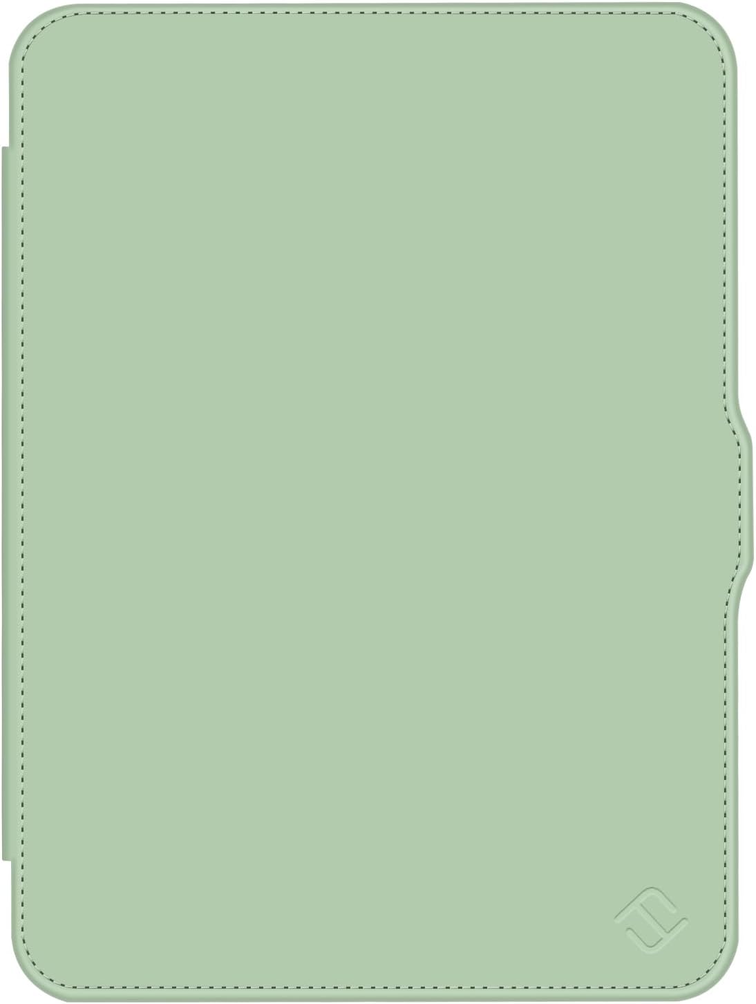 Alt View 5. Fintie - Case for 7" Kindle Paperwhite 12th Gen 2024 & Kindle Colorsoft Lightweight Slim Hard Back Shell Cover w/Hand Strap - Agave Green.