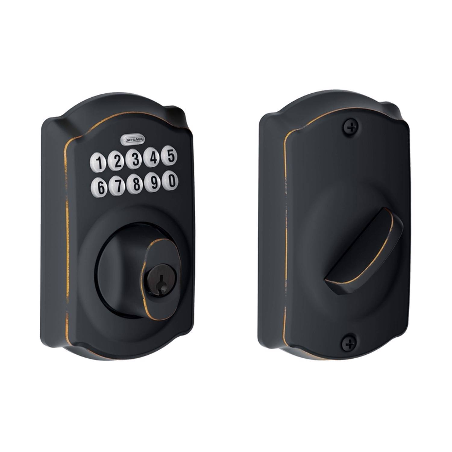 SCHLAGE 10306 2 3 4 5 1 7 8 9 0 6 +