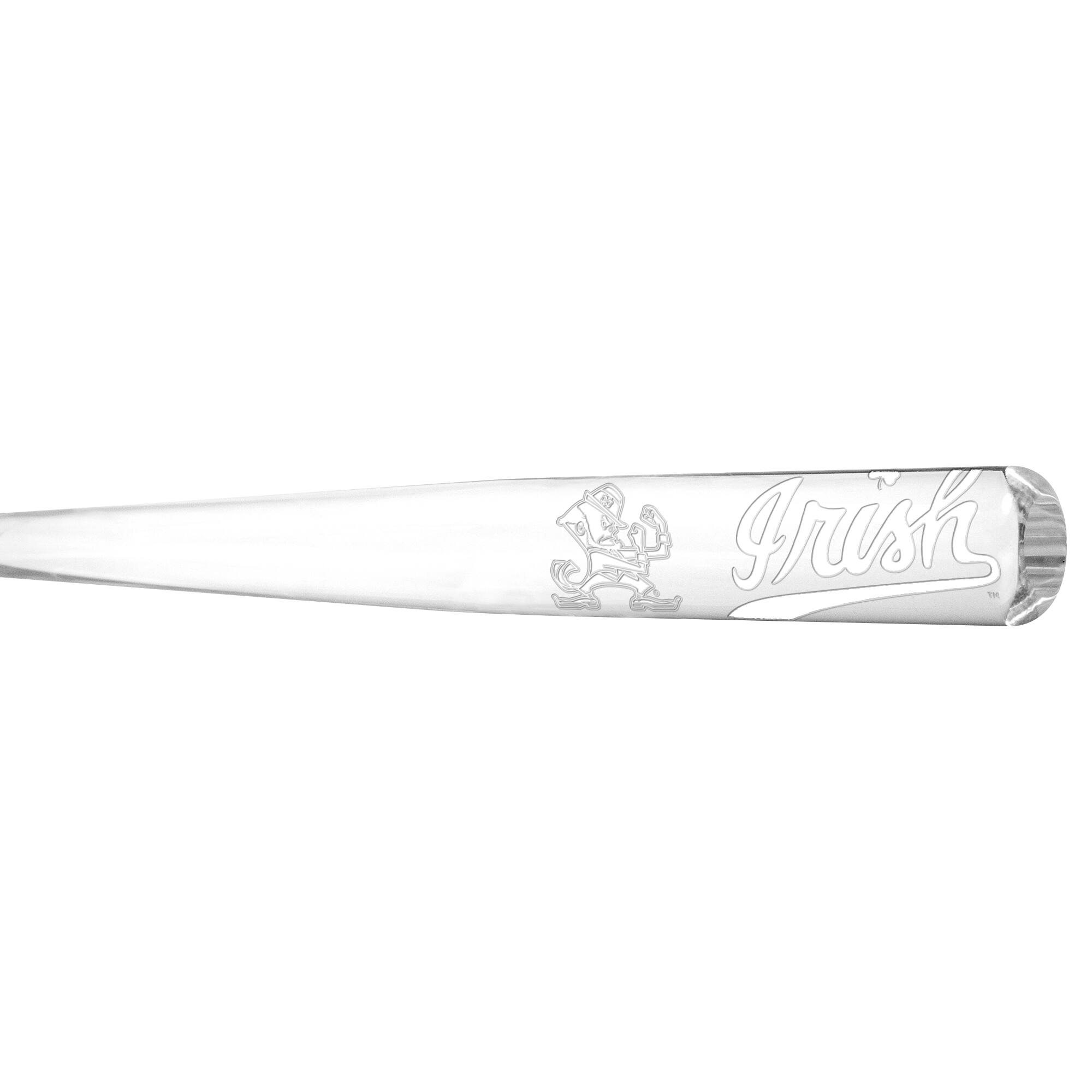 Alt View 1. Coopersburg Sports - Notre Dame Fighting Irish 18" Leprechaun Acrylic Mini Bat - Multicolor.