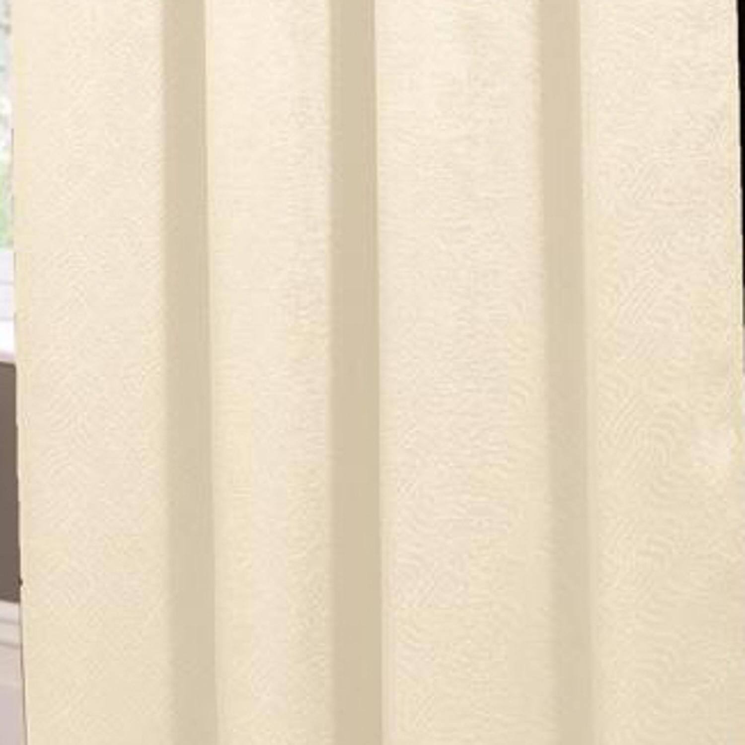 Alt View 3. RT Designers Collection - RT Designers Nellie Embossed Blackout Grommet Curtain Panel - Ivory - Ivory.