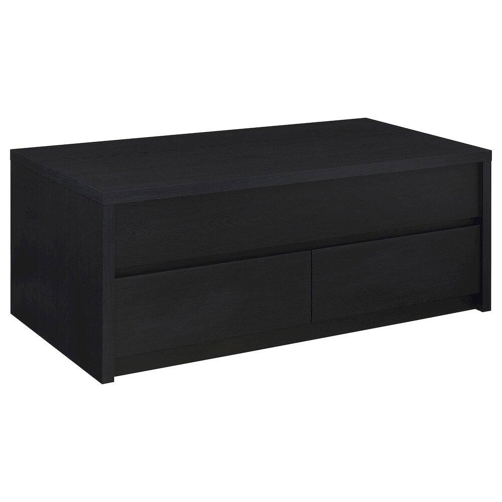 Alt View 4. Coaster Co. of America - Knapp 3-piece Lift Top Coffee Table Set Black - Black.