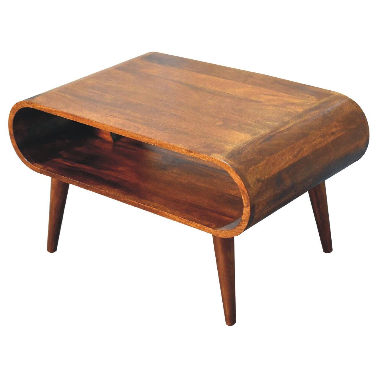 Alt View 3. Artisan Furniture - Open Chestnut Coffee Table - chestnut.