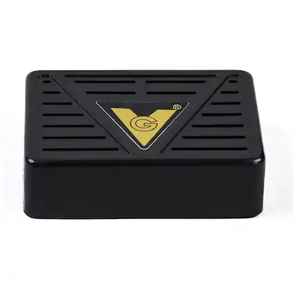 Front. Prestige - Medium Cigar Humidifier (Black) - Black Finish.