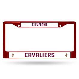 Rico Industries - Cleveland Cavaliers NBA Maroon Painted Chrome Metal License Plate Frame - Multi