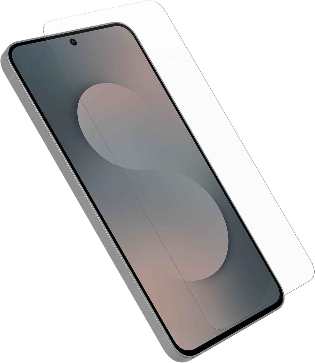 Left. OtterBox - OtterBox Galaxy S25 FE (Only) Bundle: Symmetry Series Case & Screen Protector, Ultra-Sleek, Wireless Charging Compatible - Black.